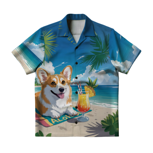 Koszula hawajska Corgi