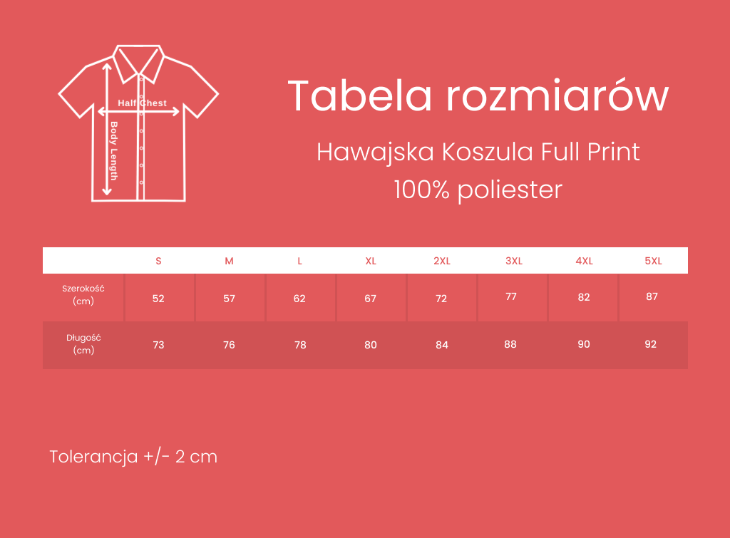 Tabela rozmiarów